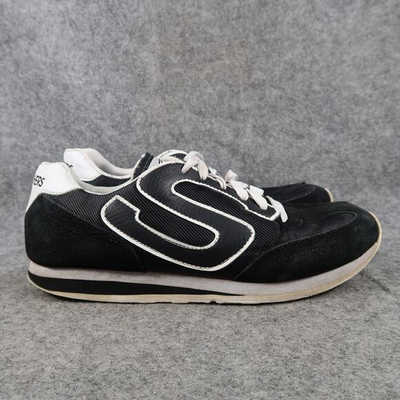 Skechers Shoes Womens 8.5 Casual Trainers Athletic Sneaker Running Comfort Black - Picture 1 of 12